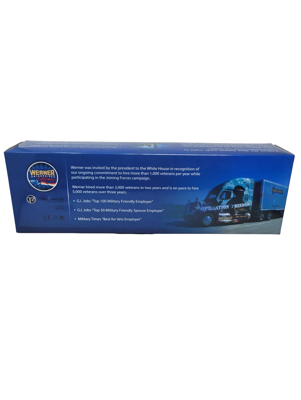 Tonkin Werner Freedom 1 Semi Truck Operation Freedom 1:53 Scale Die-Cast New